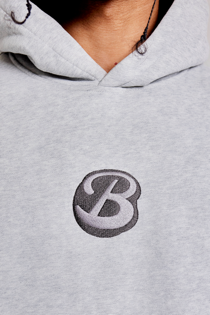 B Grey Hoodie